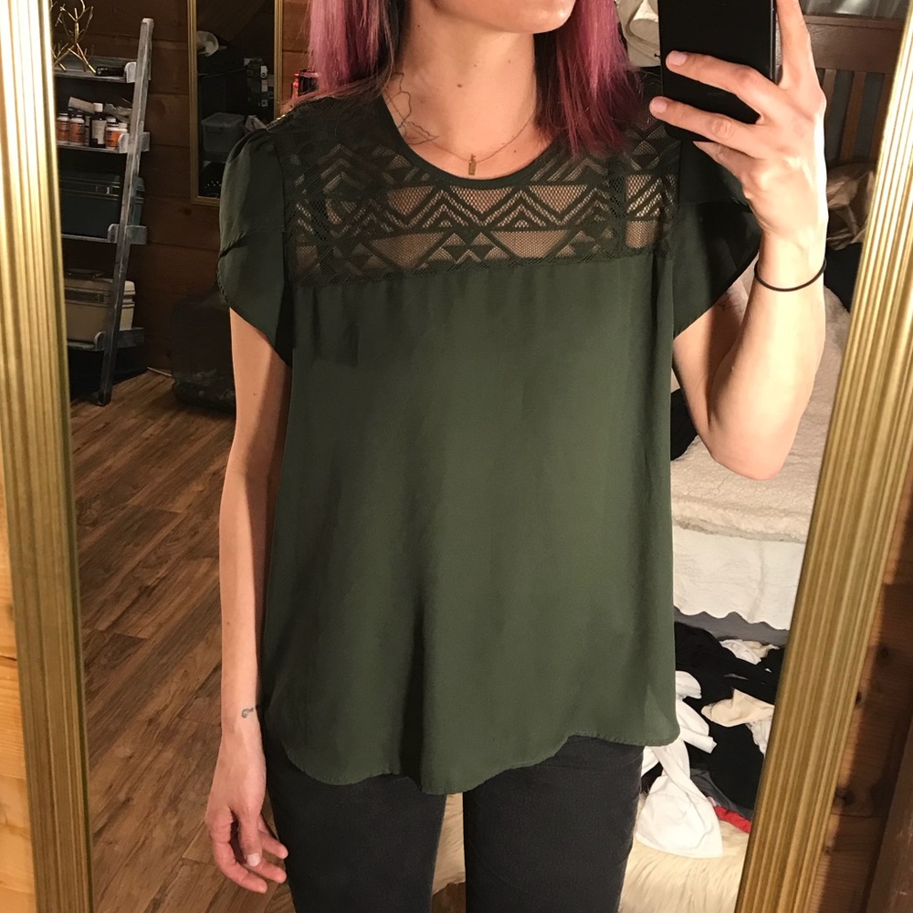 Army Green Top